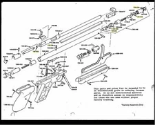 Crosman 1300 Reseal Seal Repair Kit With Exploded View