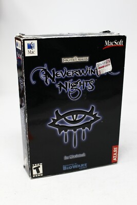 Neverwinter Nights Forgotten Realms - Mac Atari RPG Box Set - New See Desc