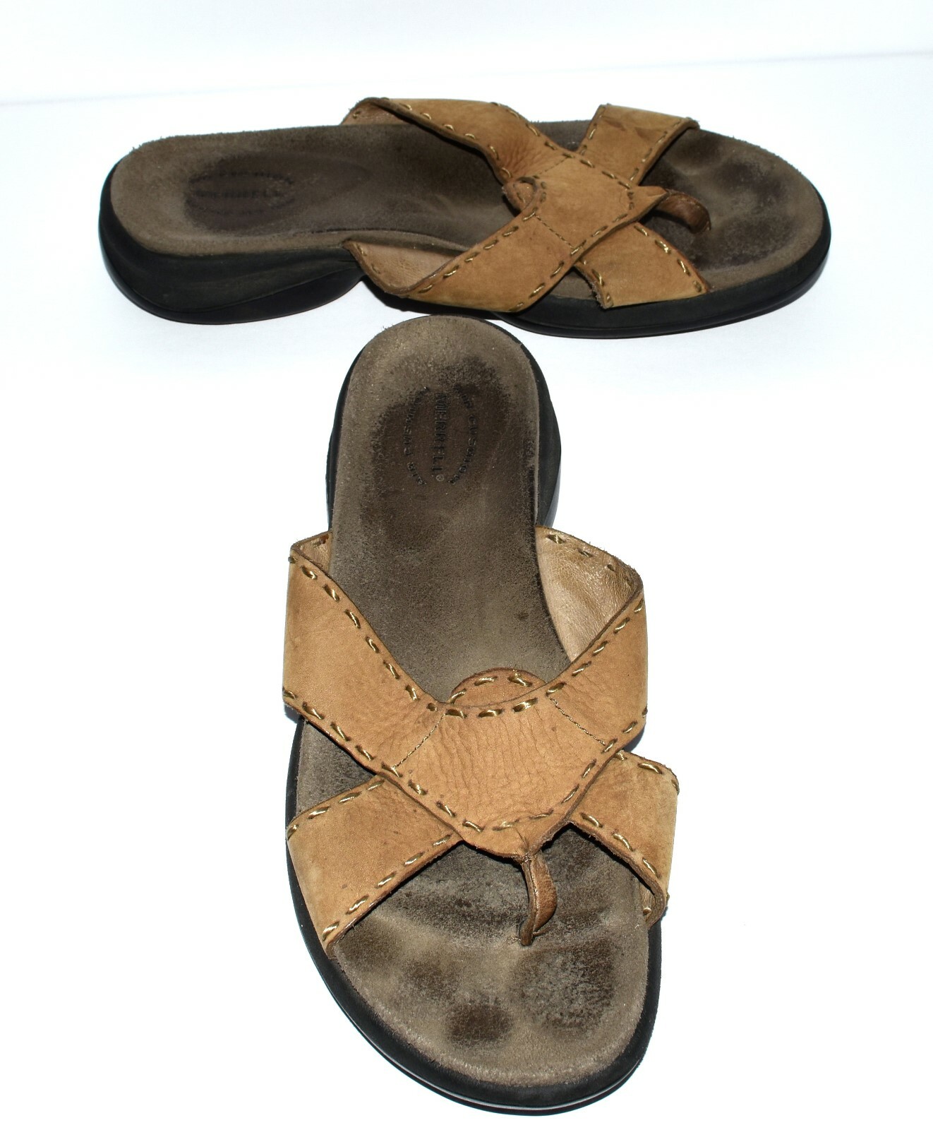 Sandali donna Merrell Topo reticolo pelle fumè ammortizzati ad aria misura 10M