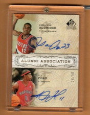 2006 Upper Deck SP Signature LaMarcus Aldridge & TJ Ford, 26/50 Near Mint Cond