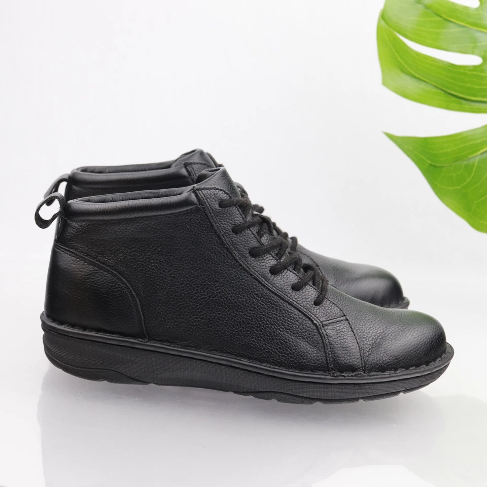 Drew Womens Jamie Boot Size 7.5 Brown Leather Chukka Lace Up Orthotic Bootie - Image 4 of 4