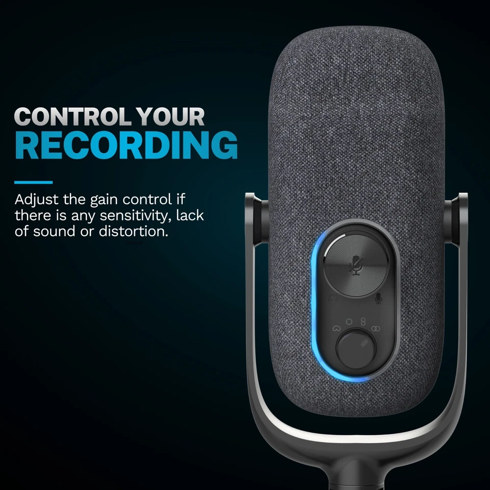 JLab Epic Talk Gaming, Podcasting & Streaming USB Mikrofon, Pro Recording, USB - Bild 4 von 4