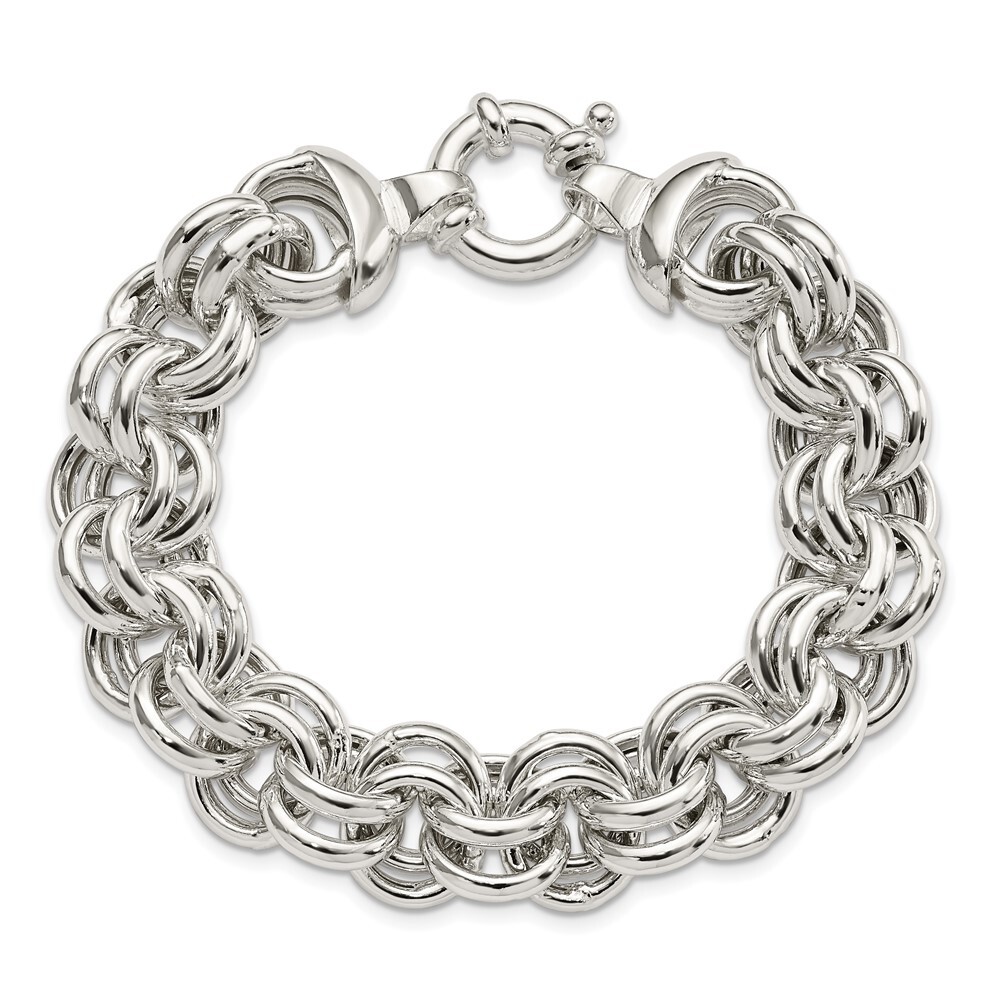 Sterling Silver Link 8 in Bracelet Gift 28.6g Gift for Sterling Silver Link 8 in Bracelet Gift 28.6g Gift for