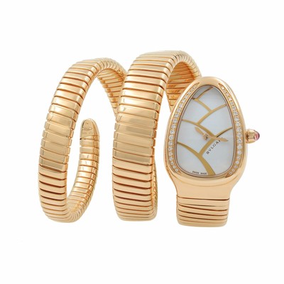 bulgari gold serpenti watch