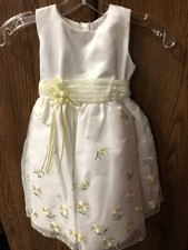 Toddler Girls Formal Dress Sz 2T Perfect Flower Girl, Easter, First Communion