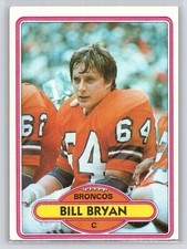 1980 Topps #473 Bill Bryan - Denver Broncos