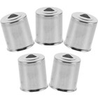  5pcs Triangular Hole Magnetron Caps Replacement Iron Magnetron Caps Microwave