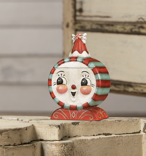 Bethany Lowe Laughing Merrymint Candy Box - Thumbnail 4