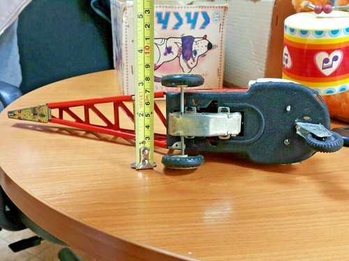 VINTAGE HELICOPTER WITH ACTIVE PILOT MF 110 CHINA OLD N252 FRICTION POWERED 33cm - Picture 6 of 12