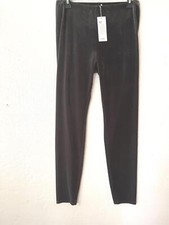 Eileen Fisher Velvet Ankle Leggings Graphite Gray Sz L NWT 138
