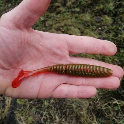 Kunstköder , Gummiköder /Fire Tail Shad 13cm Farbe J