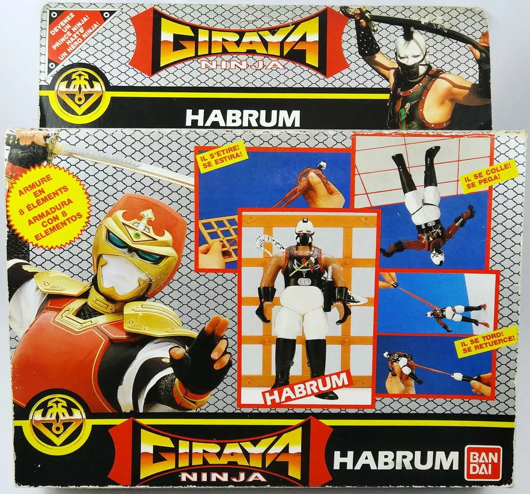 Giraya Ninja Bandai France Habrum, le cadeau nostalgique idéal pour adulte passionné de 40 ans