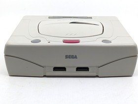 Sega Saturn White HST-3220 NTSC-J Japan Tested w/ Street Fighter ZERO 2