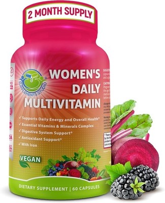 Supplements Studio Women s Daily Multivitamin NEW SEALED 60 Servings