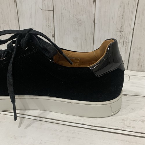 NEU Magnanni Herren Größe US 10 EU 43 Schwarz Samt Dalia Schnürschuh Sneaker Schuh - Bild 11 von 20