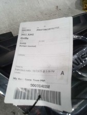 Grille Bumper Mounted Upper S Fits 11-14 Juke 381966