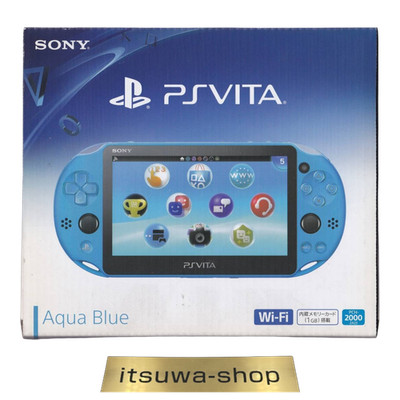 Sony PS Vita PCH 2000 ZA23 Aqua Blau Slim Konsole Open Box Komplett Getestet ...