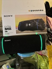 Sony SRS-XB33 Portable Wireless Bluetooth Speaker with Extra Bass, Black