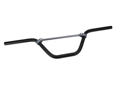 Crosslenker ZT-Tuning, mit ABE, Schwarz/Titan eloxiert - für Simson S51, S50, S5