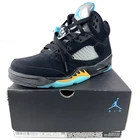 NEW Mens Air Jordan 5 Retro Aqua DD0587-047 Black Aqua Size 9 Shoes 2023 Sneaker