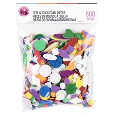 CousinDIY Foam Sticker Pieces Variety Pack 500/Pkg-Assorted