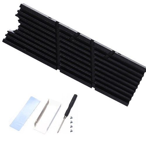 Aluminum SSD Coolers for M.2 2280 Drive Thermals Conductively Silicone Pad - Afbeelding 11 van 11