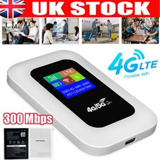 4G Unlocked LTE LCD Portable Mobile Broadband Wireless WiFi Router MiFi Hotspot