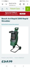 Bosch AXT 2200 HP Electric Corded Wood Chipper/Shredder