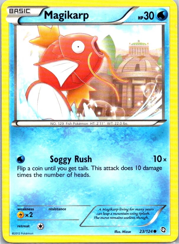 Magikarp Common Dragons Exalted 23/124 LP