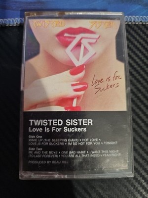Twisted Sister - Love is For Suckers - Cassette Tape 1987