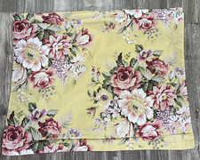 RALPH LAUREN Sophie Brooke Standard Sham Yellow Floral VTG Cottage