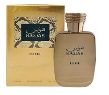 Hawas Elixir by Rasasi Original Perfume Scent Fragrance Spray EDP 100ml 3.4oz