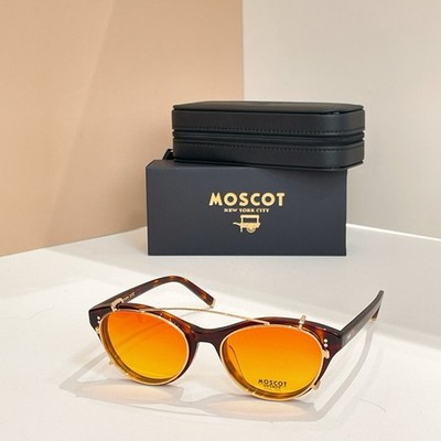 MOSCOT Tess Round Sunglasses Acetate Frame Size 52-19-142 Unisex