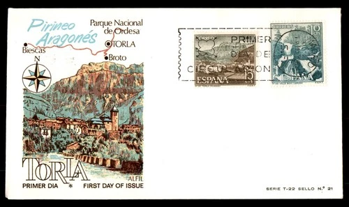 Mayfairstamps Spain FDC 1960s Scenery Combo Torla First Day Cover aax_37947