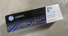 HP 202a CF501A Cyan Toner Cartridge Genuine LaserJet M254 MFP M280 M281