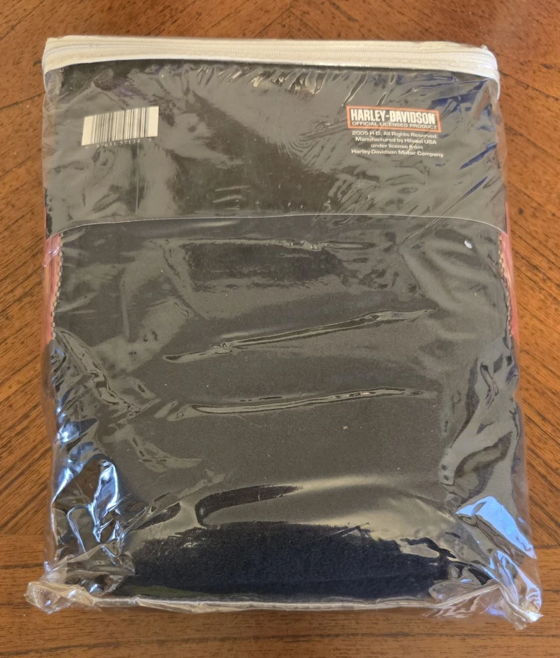 Juego de toallas de baño Harley-Davidson 2005 de colección 3 piezas negras y naranjas con 3 tamaños nuevas 🔥 Foto 3 de 4