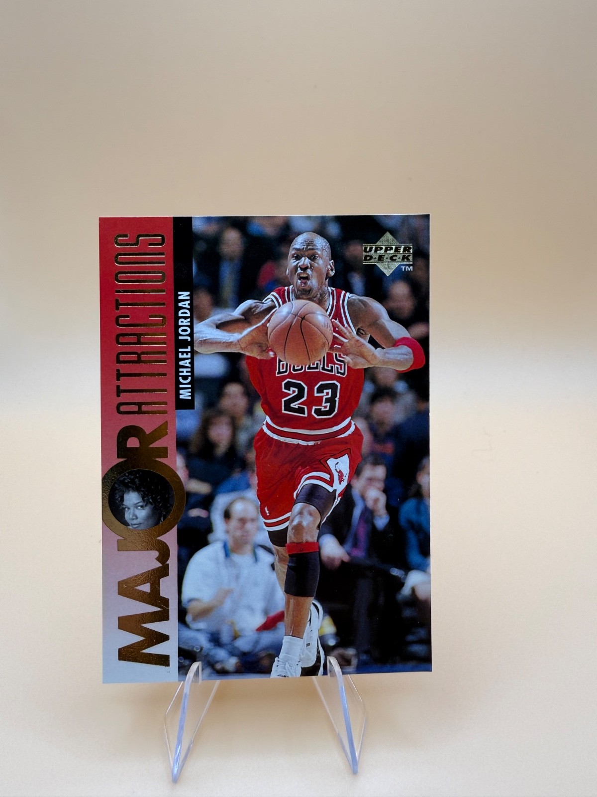 1995-96 Upper Deck Michael Jordan Major Attractions Electric Court #341