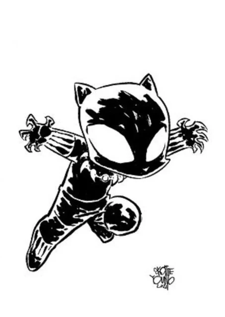 The Avengers #15 Black Panther (Skottie Young 1:50 Sketch Variant)