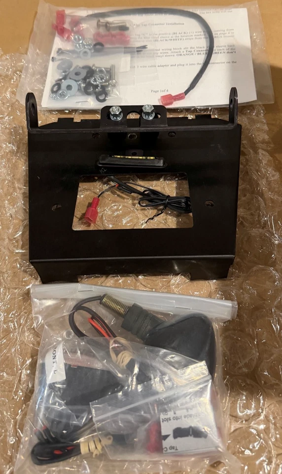 Targa - 22-175-L - Kit de cauda, preto/âmbar compatível com Honda MSX125 GROM 17-20 - Imagem 3 de 4