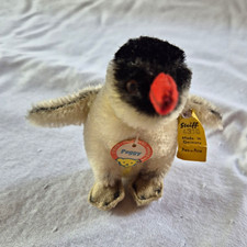 Steiff Peggy Pinguin 4310 KFS Knopf Fahne Schild Original Vintage Made Germany