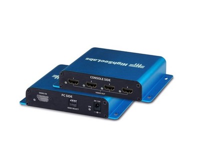 High Sec Labs PV14PH-N HDMI Splitter 4-Port DP/HDMI 4K60 HDR