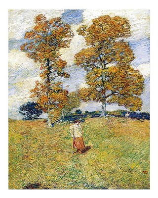 Impressionistische Landschaftswandkunst von Van Gogh Landschaftswand
