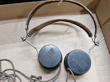 Vintage Baldwin Headphones Head Phones For Early Battery Radio TRF