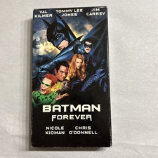 Batman Forever 1995 VHS Warner Home Video, Jim Carrey