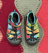 Keen Newport Retro Original Kids Sandals Shoes Size 2 Tie Dye 1018441 Waterproof