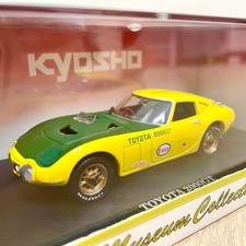 Kyosho Toyota 2000GT 1/43 Diecast Model Car Yellow Time Trial Vintage Rare