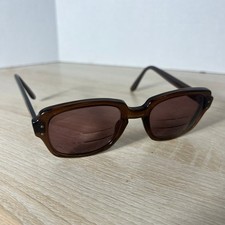 Vintage Romco 5 - 6 1/4 Halo 52-22 Eyeglasses READ DESC Frames Only Brown