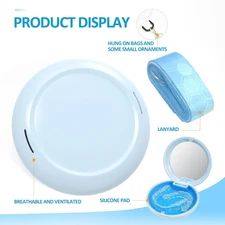 Retainer Case with Mirror and Lanyard,Slim Aligner Case with Vent Holes,Cute ...