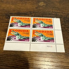 1995 Florida Statehood Plate Block of 4 32c Postage Stamps Sc# 2950 MNH