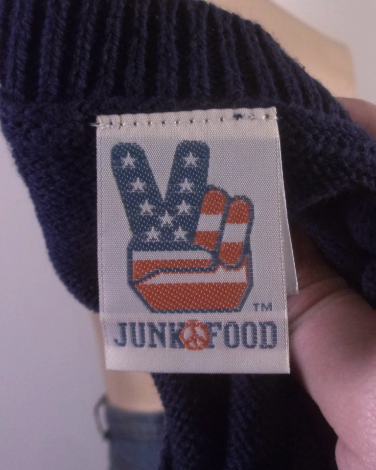 Chaleco Suéter Sin Mangas De Colección Usado en Excelente Condición Comida Chatarra Chicago Bears Mike Ditka NFL Talla XL Foto 4 de 4